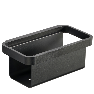 Deep bathroom shelf Zone Denmark Rim Black