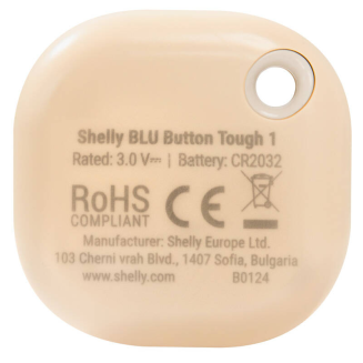 Przycisk aktywacji akcji i scen Shelly BLU Button Tough 1 Bluetooth (mokka) - 2
