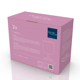 Kieliszki do wina Lyngby Glas Torino Pink 300 ml - 2 szt. - 5