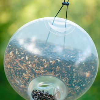 PLASTIA BERRY Karmnik dla ptaków 19x27 cm beżowy - 6