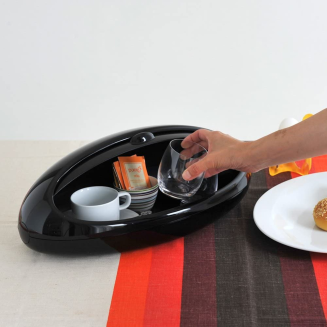  Alessi Gnam bread box, white - 4