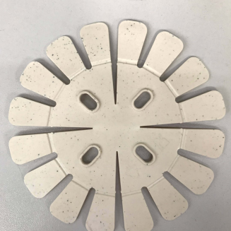 PLASTIA Pokrywa fermentacyjna 13.5 cm pomarańczowy - 2