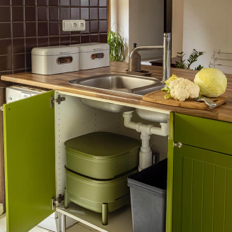 Kompostownik dla dżdżownic Plastia ciemnozielony - 9