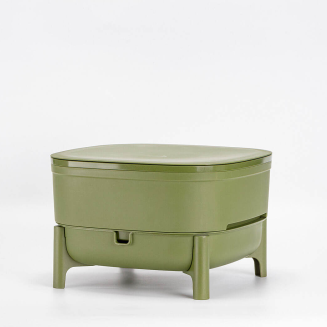 Kompostownik dla dżdżownic Plastia ciemnozielony - 3