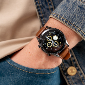 Smartwatch Gravity Srebrny 2 Paski GT10-8 - 2