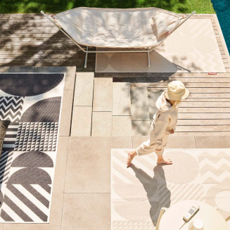  Fatboy Headdemock Superb Deluxe Rock Gray hammock with black stand - 11