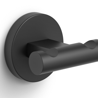 Zack Scala double towel rack, black - 2