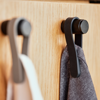  Magnetic wall hooks Zone Denmark Loop Black 2 pcs. - 4