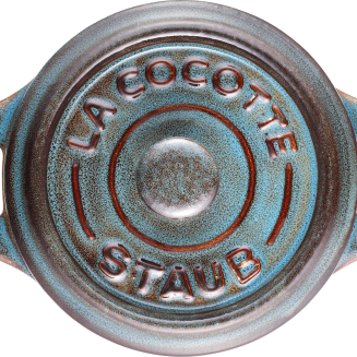 Staub Mini Cocotte Round - 200 ml, Antique Turquoise - 2