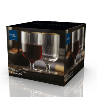 Lyngby Glass Palermo Gold wine glasses, 4 pcs. - 3