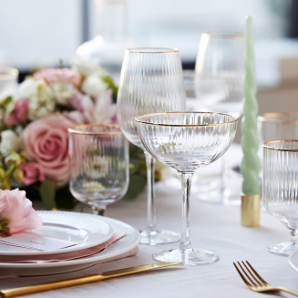 Lyngby Glass Palermo Gold wine glasses, 4 pcs. - 4