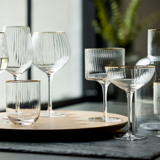 Lyngby Glass Palermo Gold wine glasses, 4 pcs. - 8