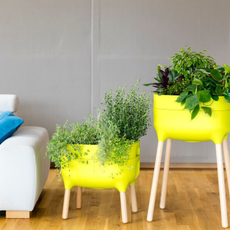 Kwietnik Plastia Urbalive 48x50x38 cm zielony - 5