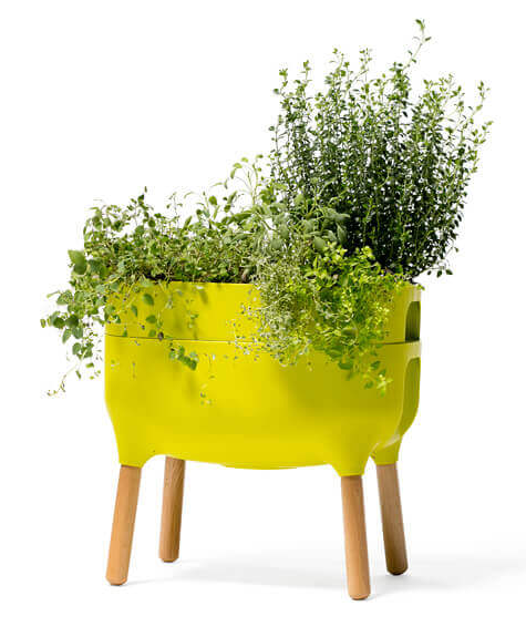 Kwietnik Plastia Urbalive 48x50x38 cm zielony