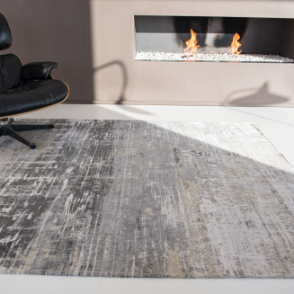  Louis de Poortere Atlantic Streaks coney gray round rug - 4