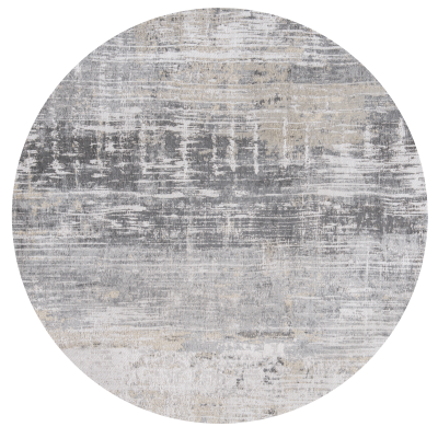  Louis de Poortere Atlantic Streaks coney gray round rug