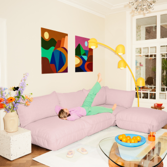  Fatboy Sumo Bubble Pink corner sofa - 9