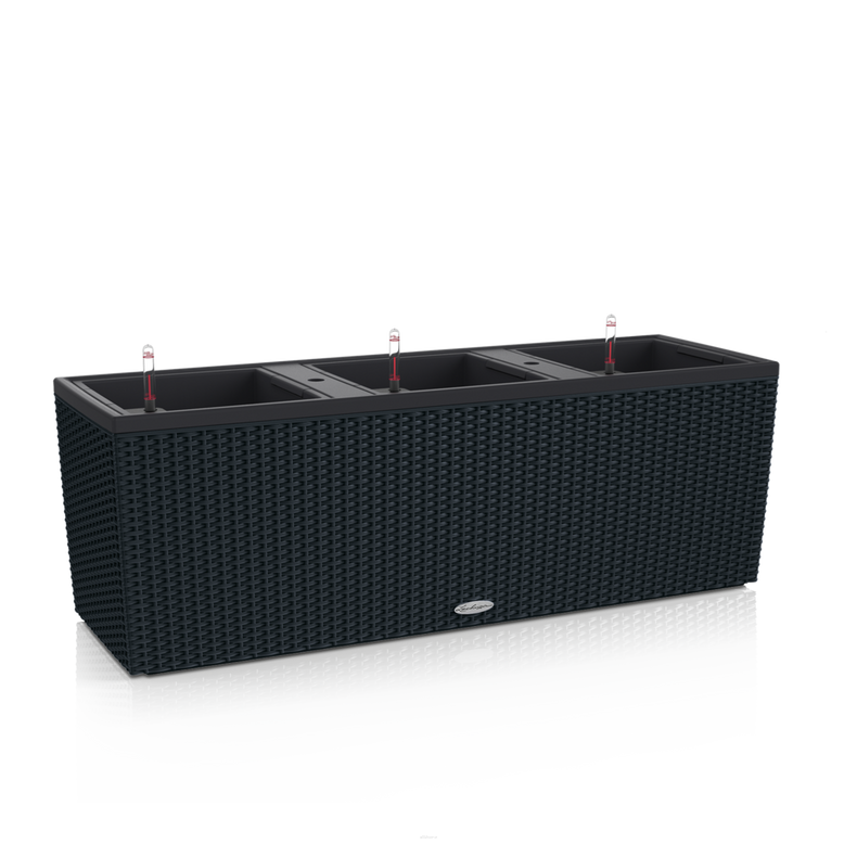  Lechuza Trio Cottage 30 planter | 40 graphite black