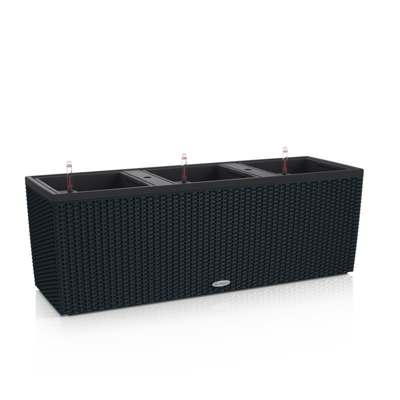  Lechuza Trio Cottage 30 planter | 40 graphite black