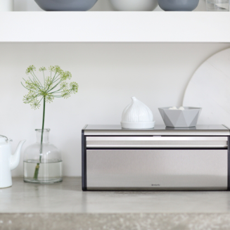 Breadbox Brabantia Fall Front Brilliant Steel - 6