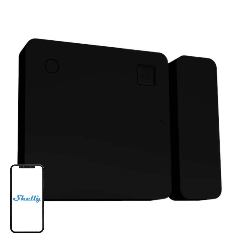Czujnik drzwi/okien SHELLY BLU Bluetooth (czarny)