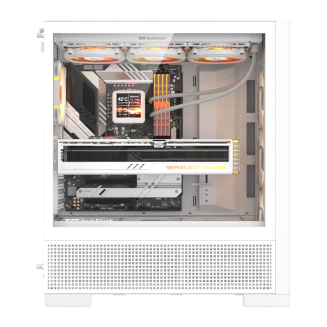 Obudowa komputerowa DARKFLASH AIRNOVA + 3 wentylatory (biała) - 2