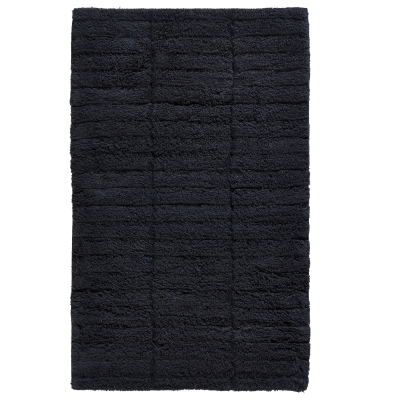  Zone Denmark Tiles Black Bath Mat 50x80 cm