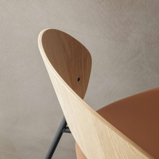 Eva Solo Dosina chair oiled oak & cognac leather - 3