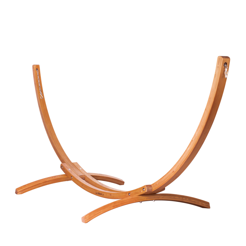  La Siesta Maera Eucaliptus double hammock stand