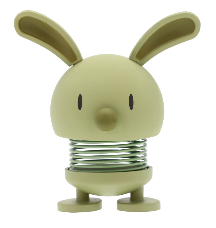 Figurine Hoptimist Soft Bunny S Olive