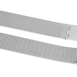 Bransoleta Siatka Srebrna 12 mm 301S12 - 4