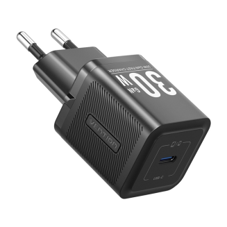 Ładowarka sieciowa Vention FEZW0-EU USB-C GaN (30W) (czarna) - 2