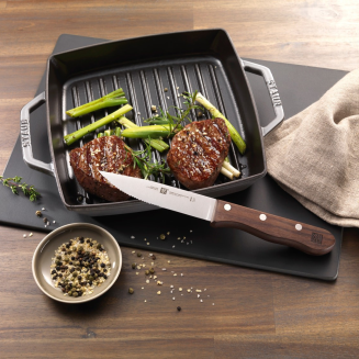  Staub square cast iron grill pan with two handles - 23 cm, graphite - 4