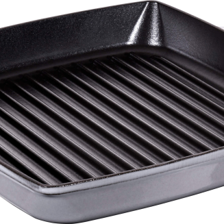  Staub square cast iron grill pan with two handles - 23 cm, graphite - 2