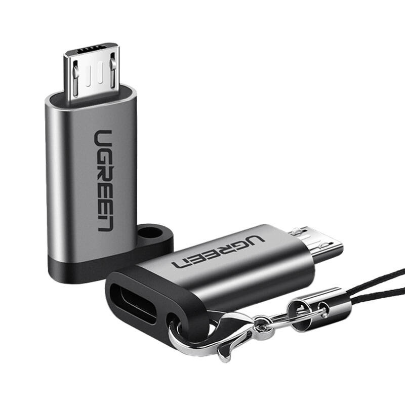 Adapter UGREEN US282 USB-C-micro USB (szary)