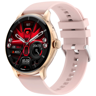 Smartwatch Damski Rubicon RNCF35 ROSE GOLD Bransoleta + Pasek Pink - 3