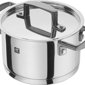  Set of 5 Zwilling Bellasera pots - Black - 15