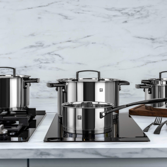  Set of 5 Zwilling Bellasera pots - Black - 3