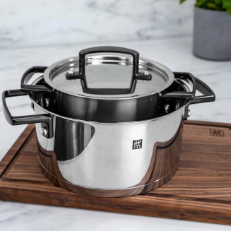  Set of 5 Zwilling Bellasera pots - Black - 4