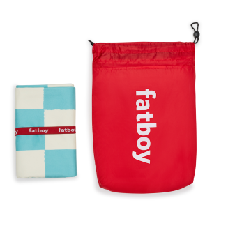 Ręcznik plażowy z poduszką Fatboy Beach Baggy XL Chess Azur - 2