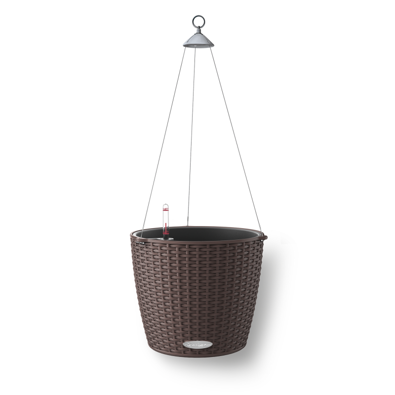 Lechuza Nido Cottage 28 mocha plant pot