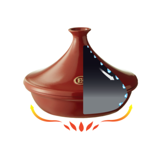  Tagine dish Emile Henry 3l red - 7