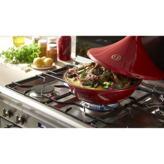 Tagine dish Emile Henry 3l red - 5
