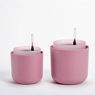 PLASTIA TOLITA Donica samonawadniająca okrągła 19 cm różowy - 3