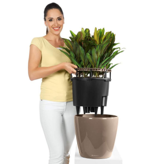  Lechuza Classico Premium LS 21 flowerpot | 28 | 35 | 43 | 50 silver metallic - 3