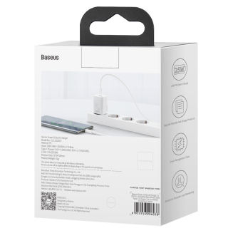Ładowarka sieciowa Baseus Super Si Quick Charger 1C 25W (biała) - 7
