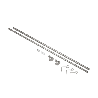  Telescopic curtain rod Umbra Ella nickel 91-182 cm (Ø 2.5 cm) - 5