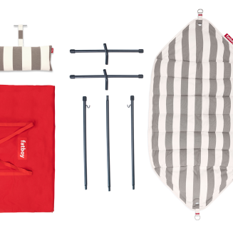 Hamak Fatboy Headdemock Superb Deluxe Stripe Cacao - 2