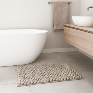 Dywanik łazienkowy Aquanova Onyx Greige 80x160 cm - 2