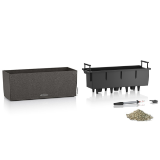  Lechuza Balconera Stone planter 50 | 80 white quartz - 3